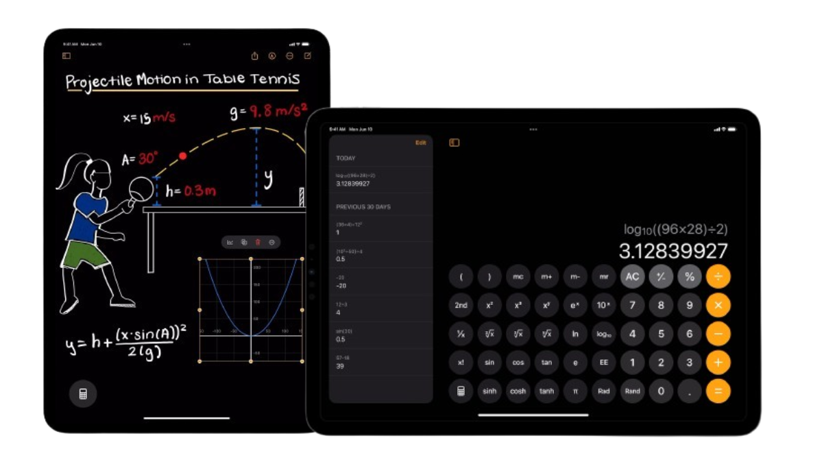 La calculatrice sur iPad une nouvelle manière de résoudre des problèmes