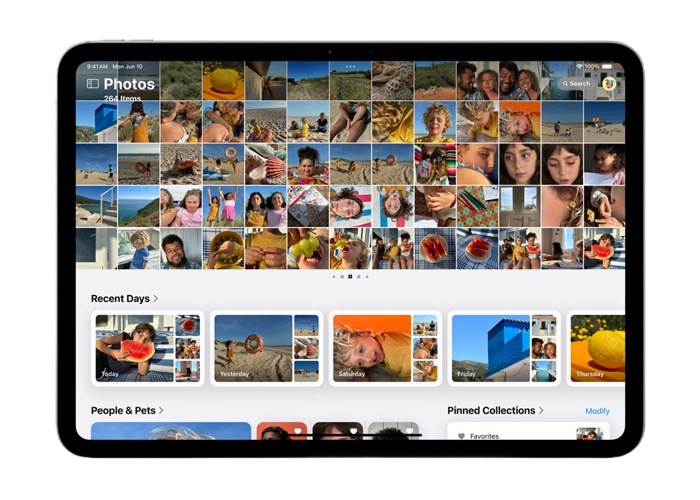 L'application Photos repensée