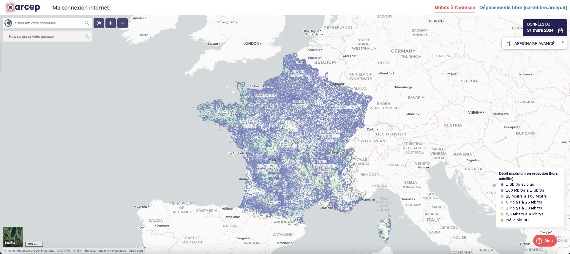 Ma Connexion Internet : Un Outil pour les Connexions Fixes de L'arcep