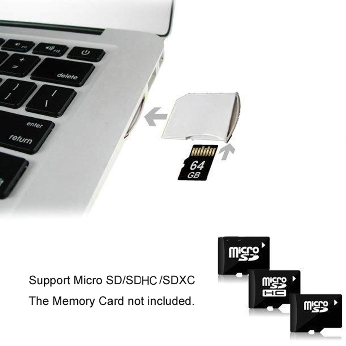 Adaptateur carte micro-SD pour Macbook Air / Pro – Image 2